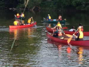 Participants in the 2012 ‘Brandywine Trek’ enjoy a stint of canoeing during last year’s odyssey.