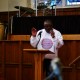 The Movement President Fonz Newsuan addresses the audience.