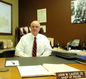 Coatesville Police Chief Jack Laufer says he is enjoying his new digs and his new position.