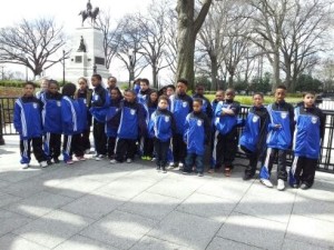 Members of Coatesville's "Soccer for Success" program are dressed to impress the White House.