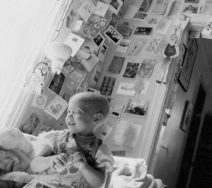 Artist-photographer Cris Staley Huchinson chronicles her daughter’s battle with cancer in a film and installation called “Fighting Bear.”