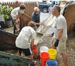 A Good Works Inc. crew works on one of its many home-improvment projects for low-income residents in Chester County.