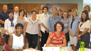 A group of CASD teachers gathered recently to begin a second year of training under a 