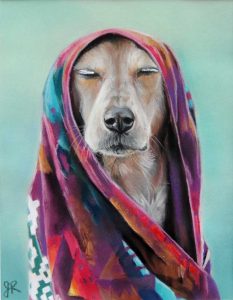 "Tribal Pup' by Jen Roth.